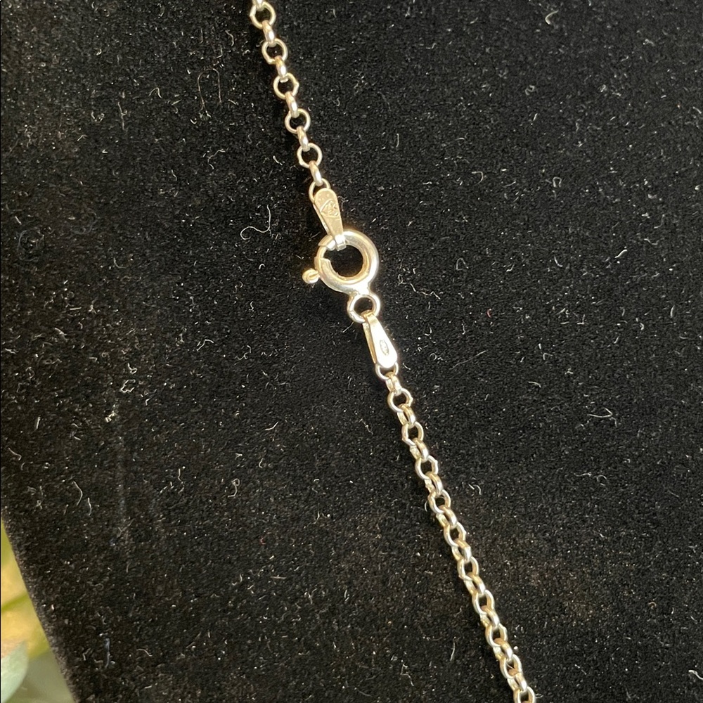 Sterling Silver 7 Rings of Luck Necklace - Picture 4 of 6